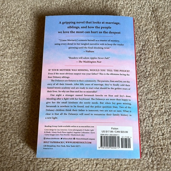 Book: Apples Never Fall by Liane Moriarty - Picture 2 of 4